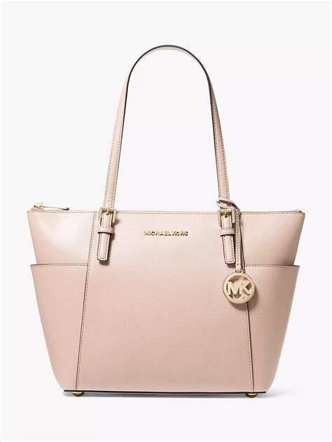 michael kors jet set tote soft pink